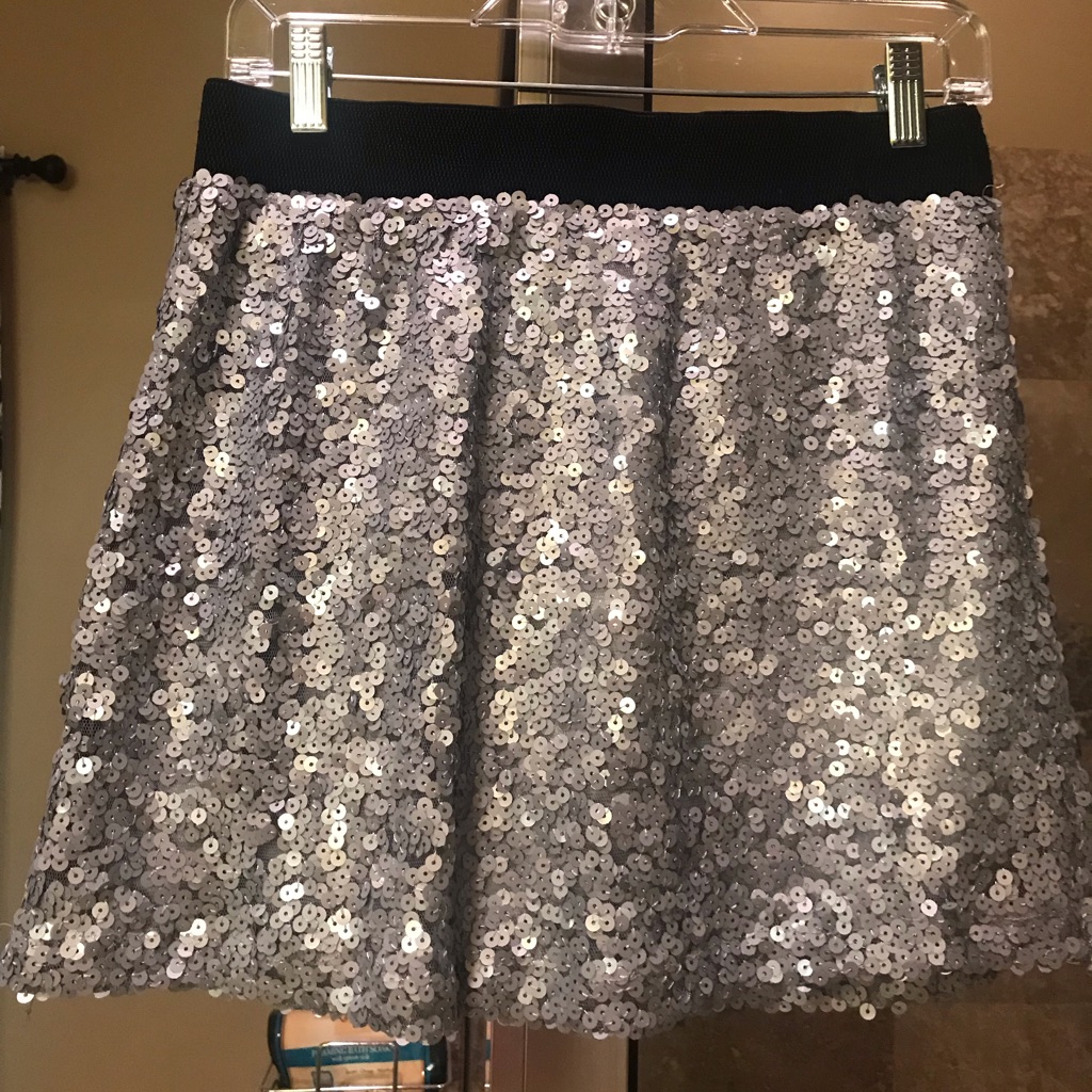 Silver Sequin Mini